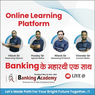 📚✍️ Online Learning Platform - Banking Academy (BANK - SBI - IBPS - INSURANCE - RBI - LIC- RRB) 📚✍️